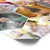 デザイン独自のフローラ12フォトコラージュ フォトプリント            (角)