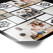 デザイン独自のフローラ5フォトコラージュ フォトプリント (角)