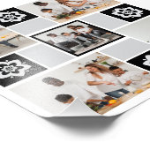 デザイン独自のフローラ5フォトコラージュ フォトプリント            (角)