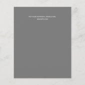 デザイン独自のブルーフローライベント業文具 チラシ (裏面)