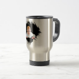 デザイン独自のベビー写真マグカップ トラベルマグ