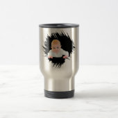 デザイン独自のベビー写真マグカップ トラベルマグ (中央)