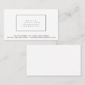 デザイン独自のホワイトプロ標準 名刺 (正面/裏面)