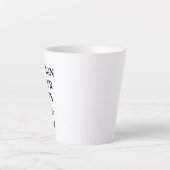 デザイン独自のラテマグ – 完全にカスタマイズ可能 カフェラテマグ (正面)