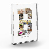 デザイン独自のレターBフォトコラージュ フォトブロック (左)