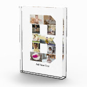 デザイン独自のレターBフォトコラージュ フォトブロック (右)