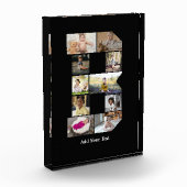 デザイン独自のレターBフォトコラージュ フォトブロック (左)