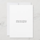 デザイン独自のレターBフォトコラージュ 案内状 (裏面)