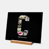 デザイン独自のレターCフォトコラージュ アクリルサイン (傾斜)