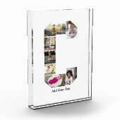 デザイン独自のレターCフォトコラージュ フォトブロック (左)