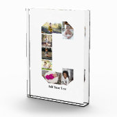 デザイン独自のレターCフォトコラージュ フォトブロック (右)