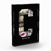 デザイン独自のレターCフォトコラージュ フォトブロック (左)