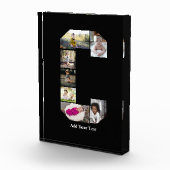 デザイン独自のレターCフォトコラージュ フォトブロック (右)