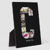 デザイン独自のレターCフォトコラージュ フォトプラーク (側面)