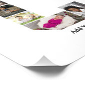 デザイン独自のレターCフォトコラージュ フォトプリント (角)