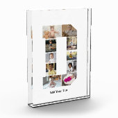 デザイン独自のレターDフォトコラージュ フォトブロック (左)