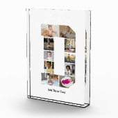 デザイン独自のレターDフォトコラージュ フォトブロック (右)