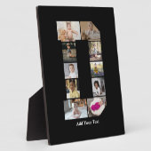 デザイン独自のレターDフォトコラージュ フォトプラーク (側面)