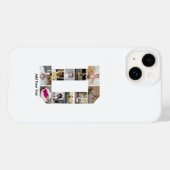 デザイン独自のレターDフォトコラージュ Case-Mate iPhoneケース (裏面 (横))