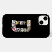 デザイン独自のレターDフォトコラージュ Case-Mate iPhoneケース (裏面 (横))