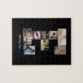 デザイン独自のレターEフォトコラージュ ジグソーパズル (横)