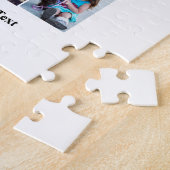 デザイン独自のレターEフォトコラージュ ジグソーパズル (側面)
