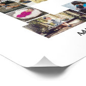 デザイン独自のレターEフォトコラージュ フォトプリント            (角)