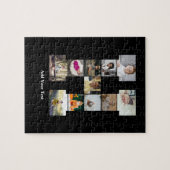 デザイン独自のレターHフォトコラージュ ジグソーパズル (横)