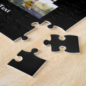 デザイン独自のレターHフォトコラージュ ジグソーパズル (側面)