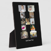 デザイン独自のレターHフォトコラージュ フォトプラーク (側面)