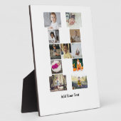 デザイン独自のレターHフォトコラージュ フォトプラーク (側面)