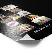 デザイン独自のレターHフォトコラージュ フォトプリント            (角)