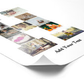 デザイン独自のレターHフォトコラージュ フォトプリント            (角)