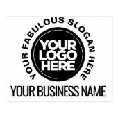 デザイン独自のロゴモダンラバーインクスタンプ ラバースタンプ (インプリント)