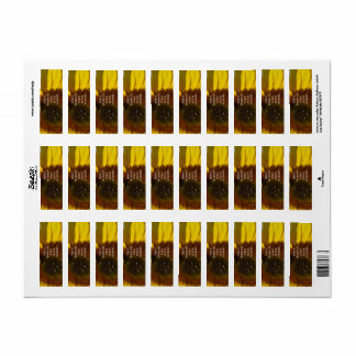 デザイン独自の住所 シール