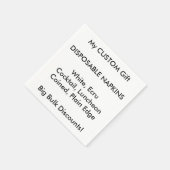 デザイン独自の使い捨てカスタム紙ナプキンス スタンダードカクテルナプキン (角)