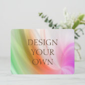 デザイン独自の保存日付 セーブザデート (スタンド正面)