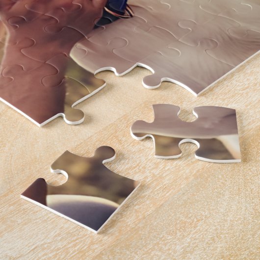 デザイン独自の写パーソナライズされた真 ジグソーパズル (側面)