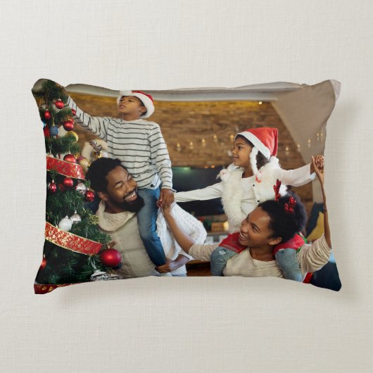 デザイン独自の写独身の真 アクセントクッション (正面)