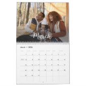 デザイン独自の写独身の真 カレンダー (3月 2026)