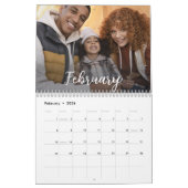 デザイン独自の写独身の真 カレンダー (2月 2026)