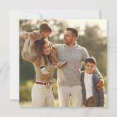 デザイン独自の写独身の真 カード (正面)