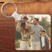 デザイン独自の写独身の真 キーホルダー (正面)