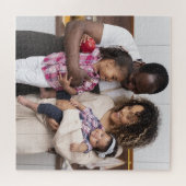 デザイン独自の写独身の真 ジグソーパズル (横)