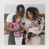 デザイン独自の写独身の真 ジグソーパズル (縦)