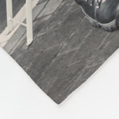 デザイン独自の写独身の真 フリースブランケット (角)