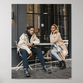 デザイン独自の写独身の真 ポスター