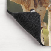 デザイン独自の写独身の真 マウスパッド (コーナー)