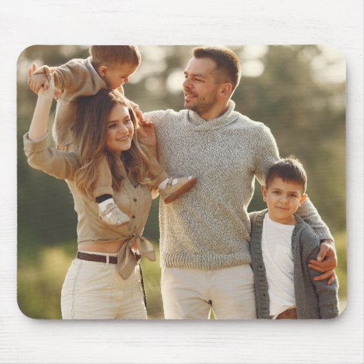 デザイン独自の写独身の真 マウスパッド (正面)