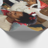 デザイン独自の写独身の真 ラッピングペーパー (角)